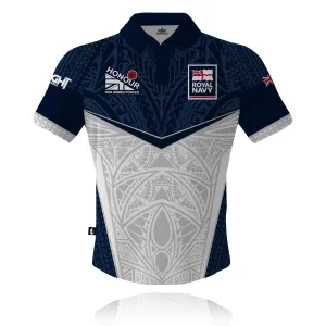 Soft Feel Honour Our Armed Forces - Royal Navy Remembrance - Tech Polo
