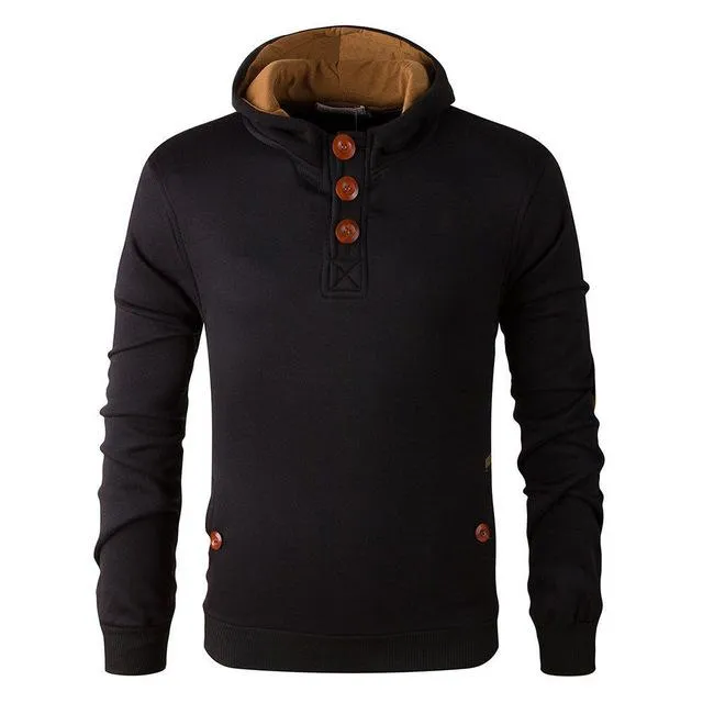 West Louis? Winter Warm Hoodies button detail