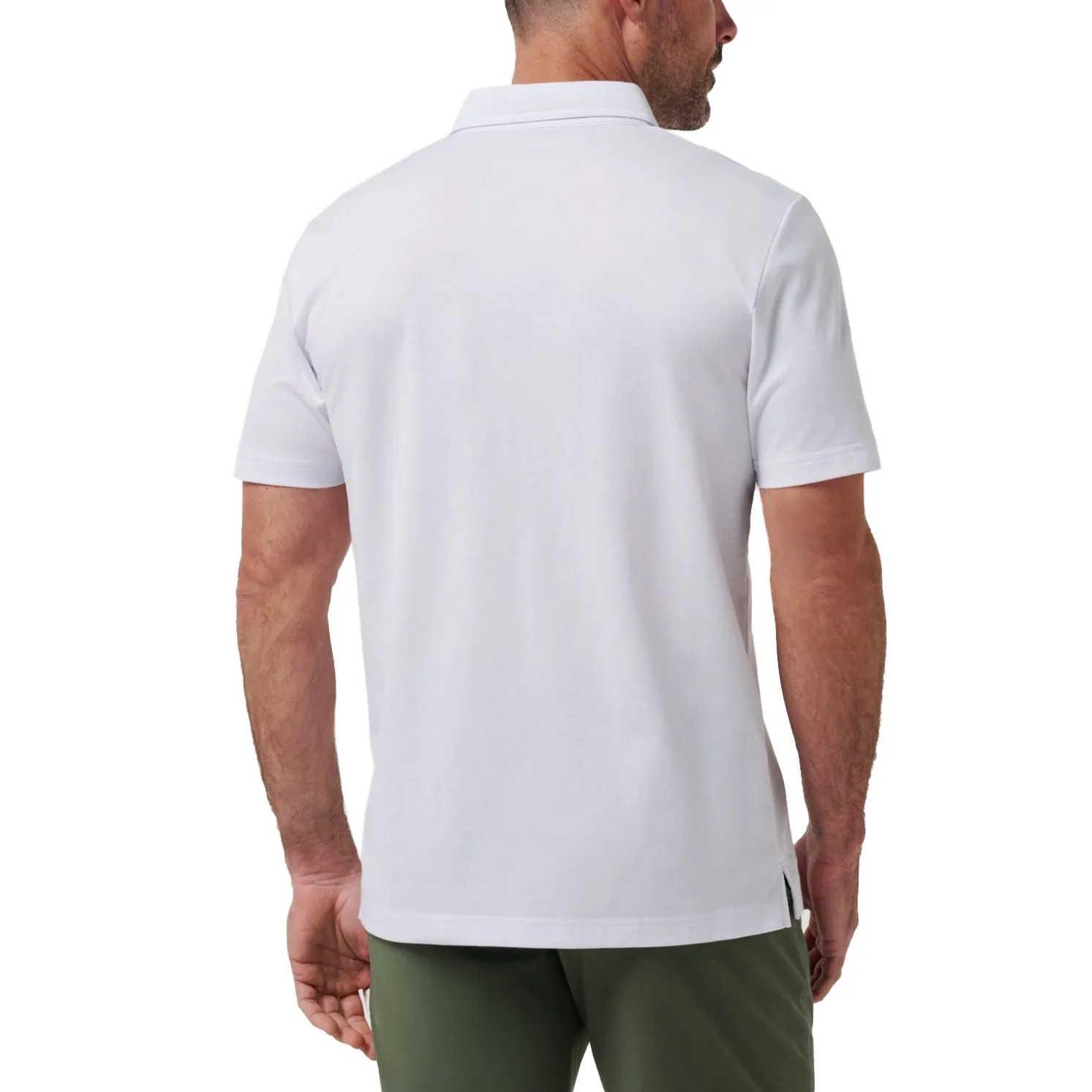 Travis Mathew The Zinna 2.0 Golf Shirt - White Breathable wear