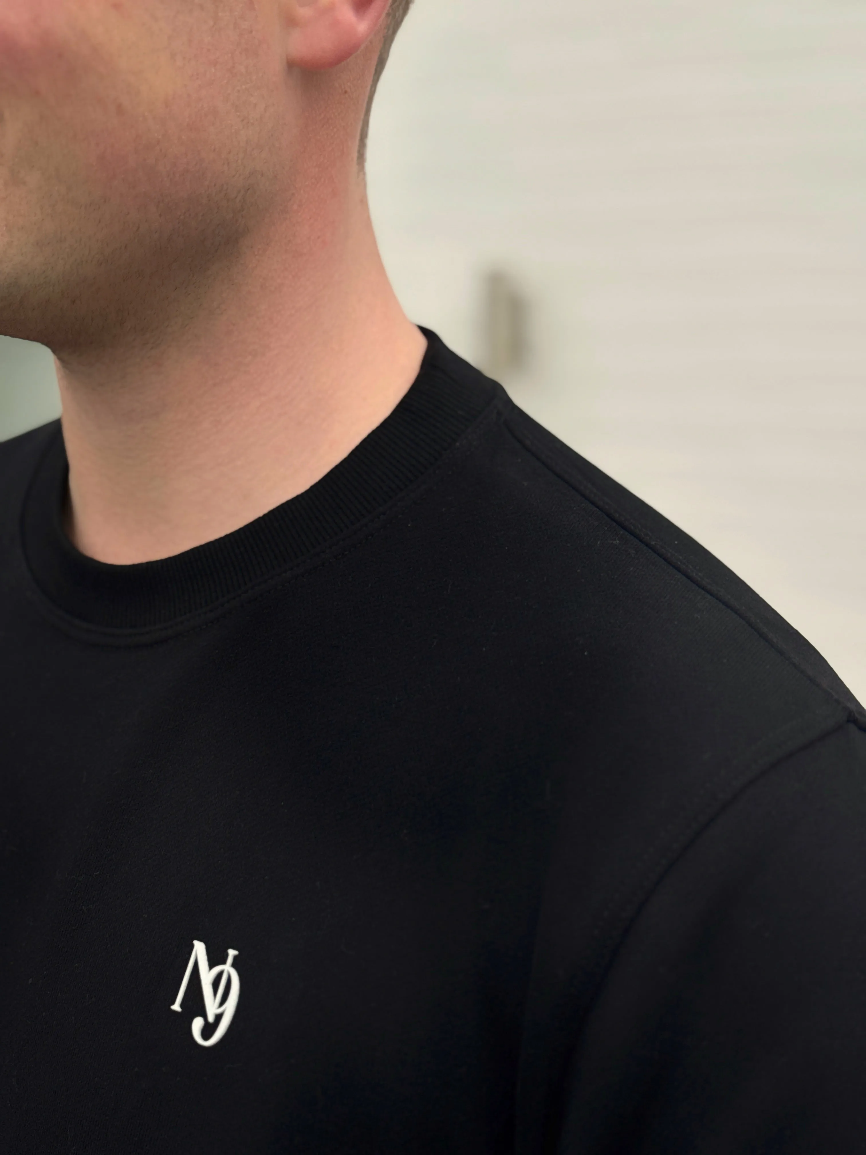 product ombre gradient Mr. Rafal Crewneck Sweater - Black