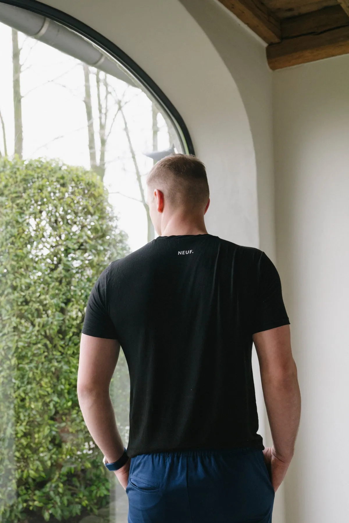 Cozy Layers Dynamic Appearance Mr. Rafal Bamboo Shirt - Black