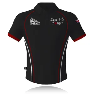 Honour Our Armed Forces 'Lest We Forget' - Embroidered Polo Business Ready