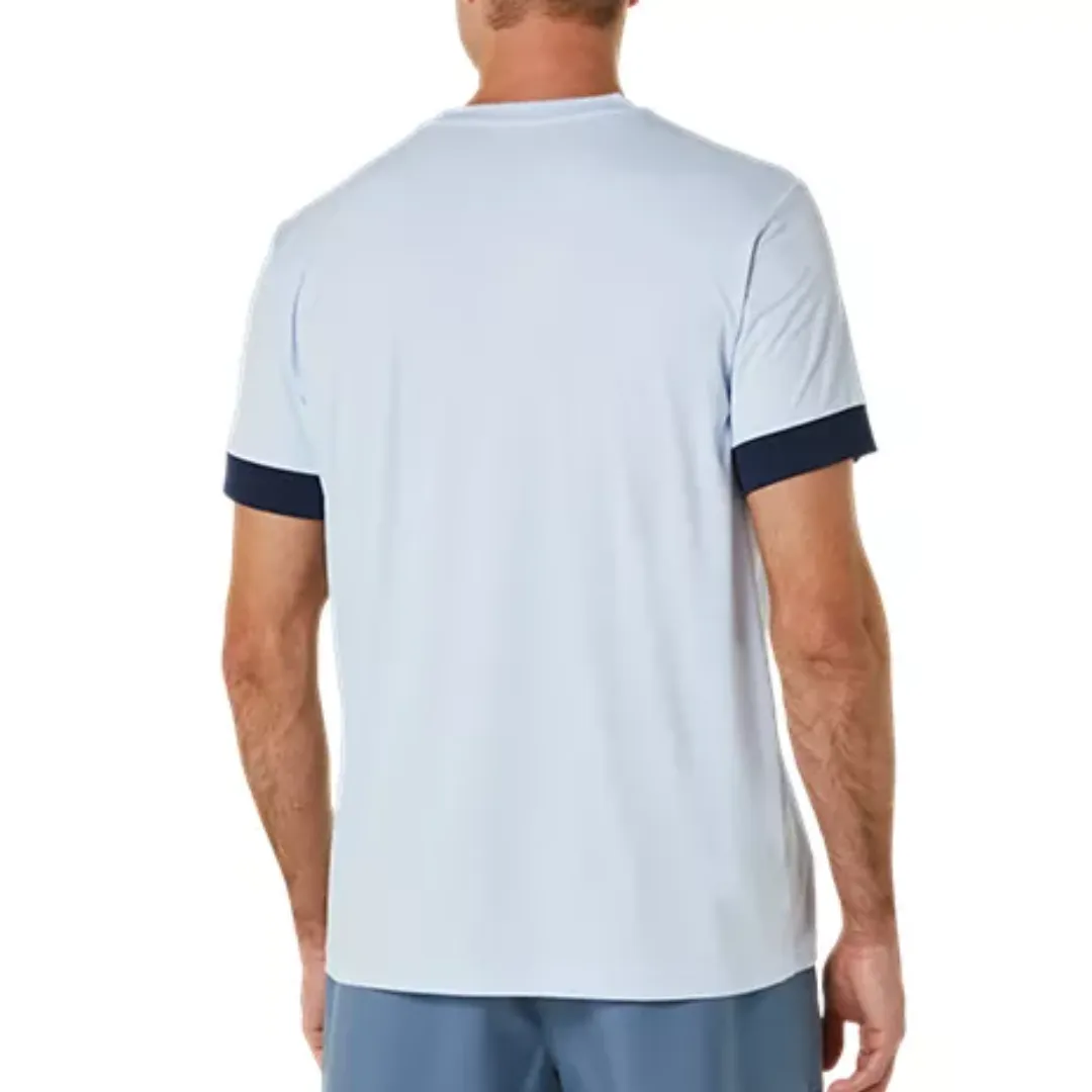 Sport Flex Fit Asics Court Men Tennis T-Shirt - Soft Sky/Midnight