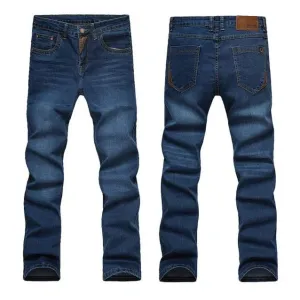 West Louis? Casual High Elasticity Jeans Urban appeal