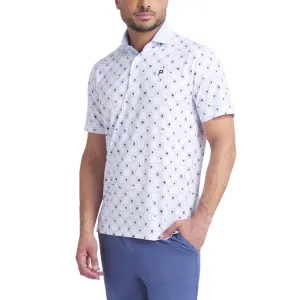 Puma x PTC Micro Golf Polo Shirt - White Glow Casual Style Essential Style