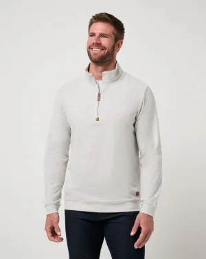 product personalized touch Relaxed Look TravisMathew Men's Cloud Sweater Quarter Zip