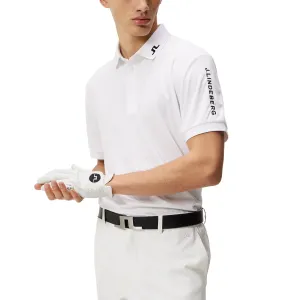 Light Wear Trendy Business J.Lindeberg Tour Tech Regular Fit Golf Polo Shirt - White