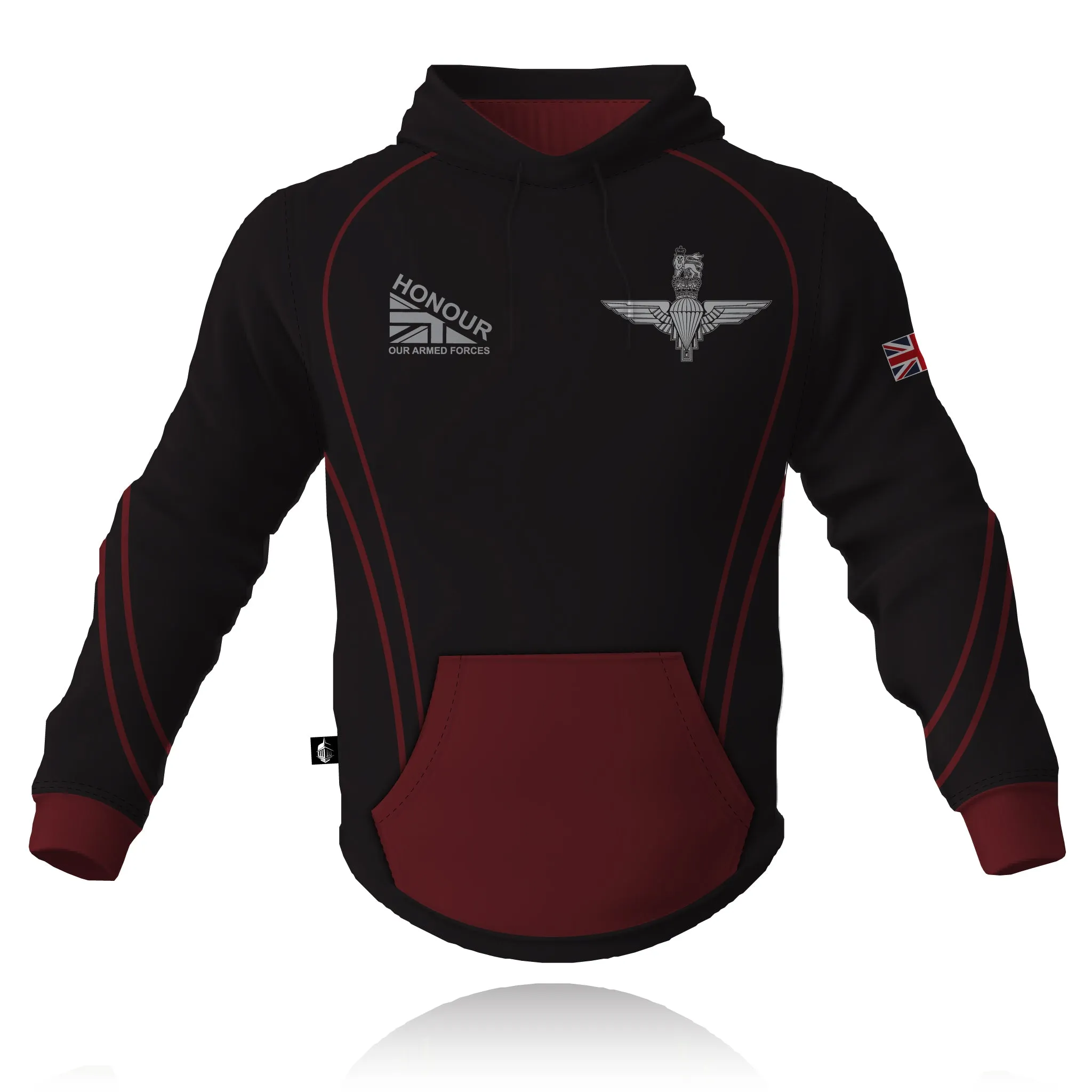 product eco friendly conscience Honour Our Armed Forces (Parachute Regiment) - Embroidered Hoodie