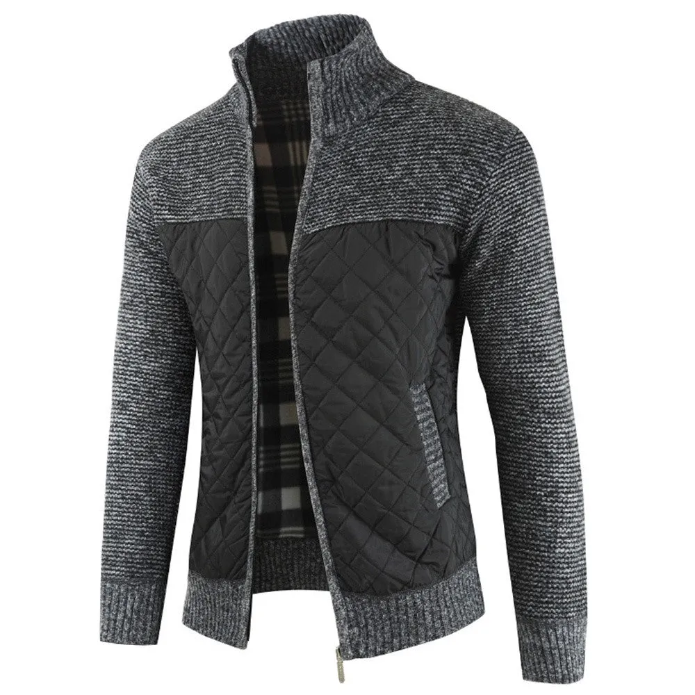 NonIrritatingSeams West Louis? Packwork Warm Zipper Sweater