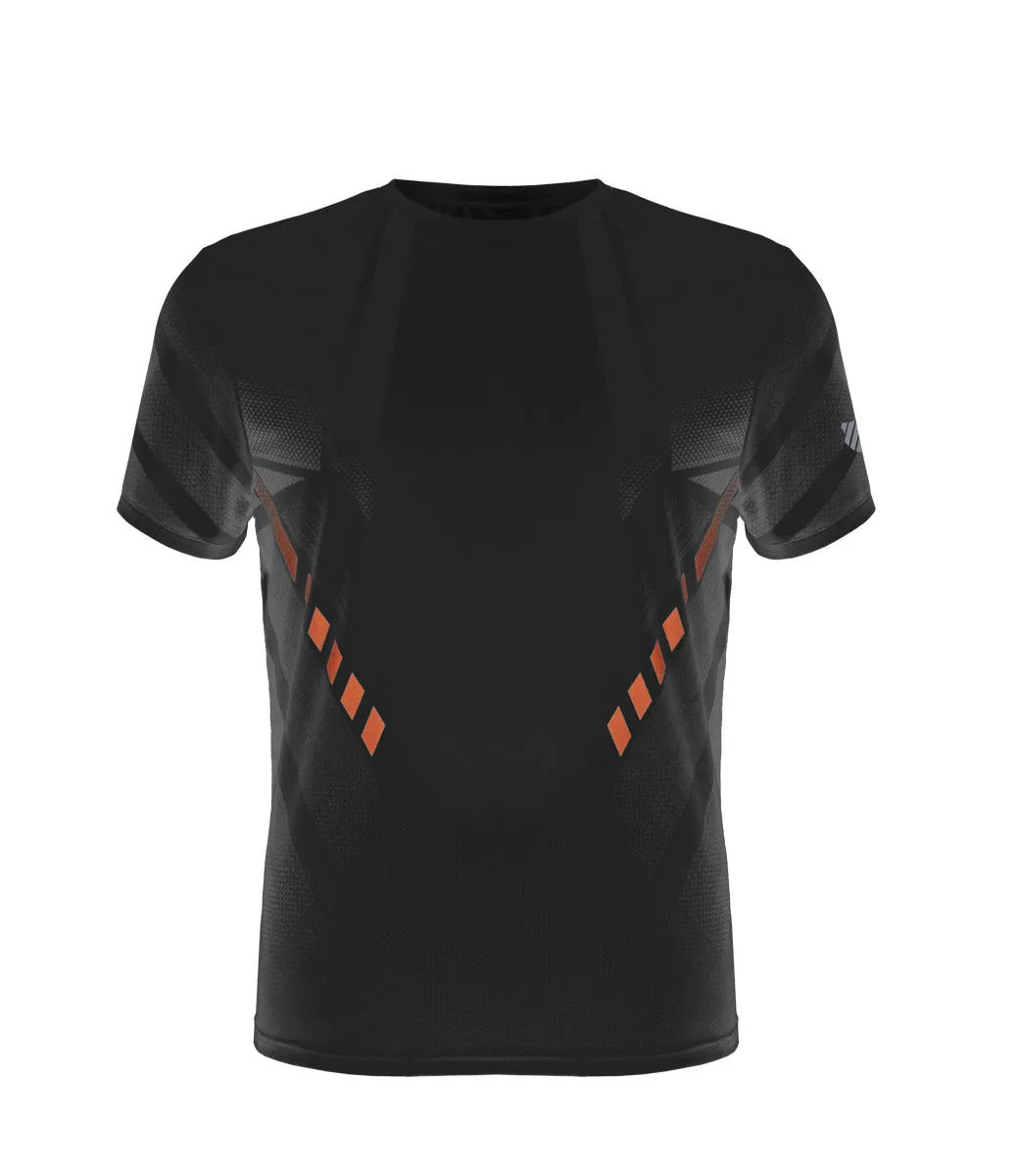Abstract mystery 106064-008 | SURGE S/S CREW | BLACK