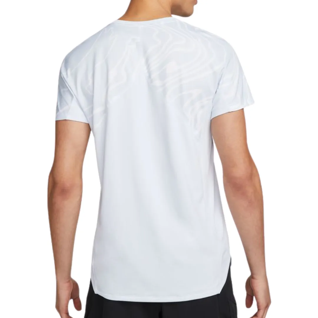 monochromatic Breathable Waist Nike Court Dri-FIT Slam Men Tennis Top - Football Grey/Black