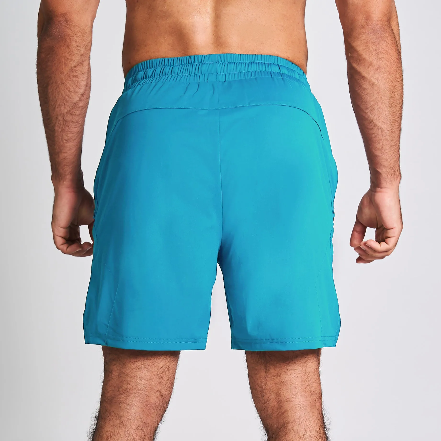 PERFORMANCE SHORTS - TEAL outdoor concert style