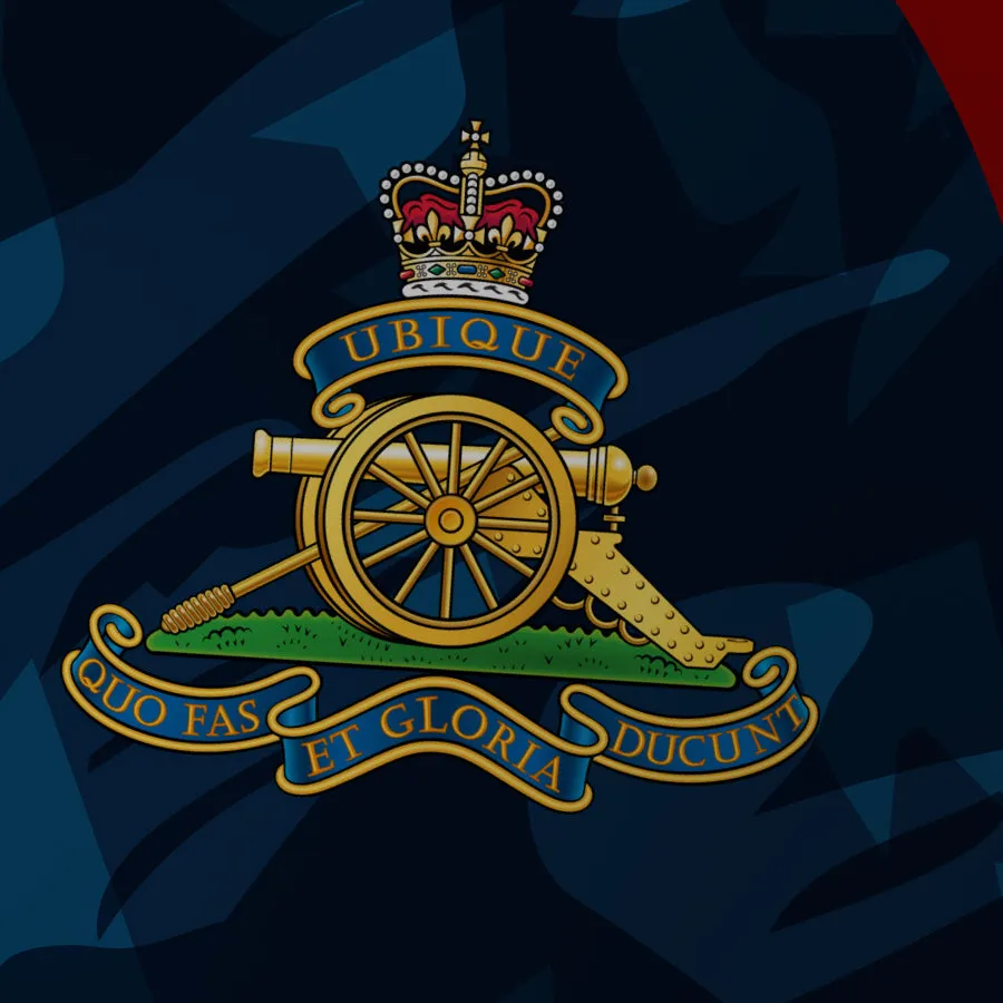 Fashionable Choice Stylish Detail Royal Artillery - Honour Our Armed Forces - Tech Polo