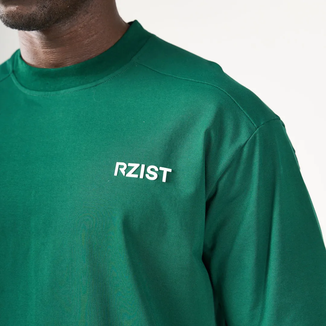 The Impossible Oversized T-Shirt - Basil Green Streetwear Practical Design