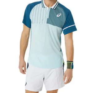 Vibrant fit Asics Men Match Polo Shirt - Aquamarine