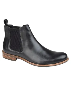 Heel Safe Roamers Mens Leather Twin Gusset Ankle Boots