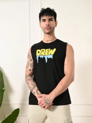 Easy-wear Drew Cotton Sando ?C Black Self Love