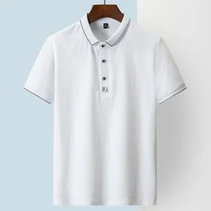 Durable Buttonholes West Louis? Casual Golf Cotton Polo Shirt