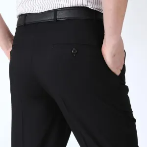 West Louis? Formal Classic Breathable Office Trousers DoubleLayerReinforcement Earth Glow