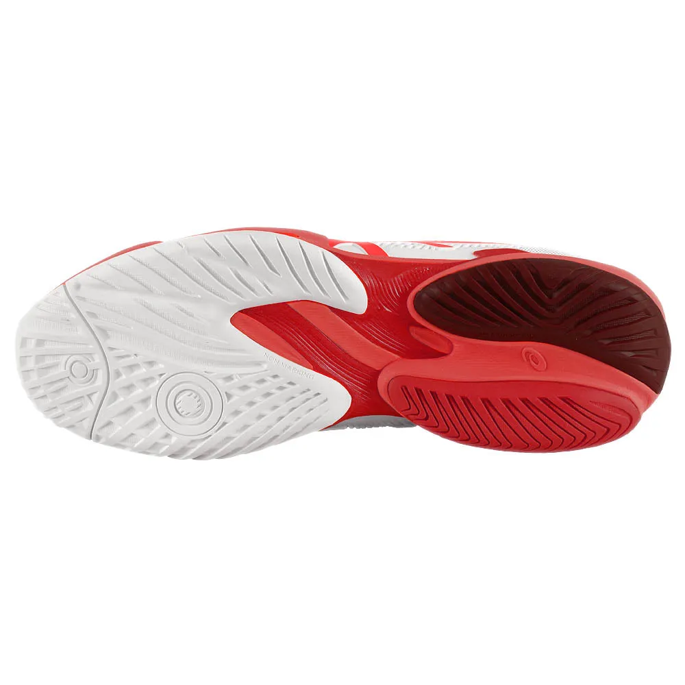 Asics Men's Court FF 3 Novak - White/Electric Red Balance training City Style