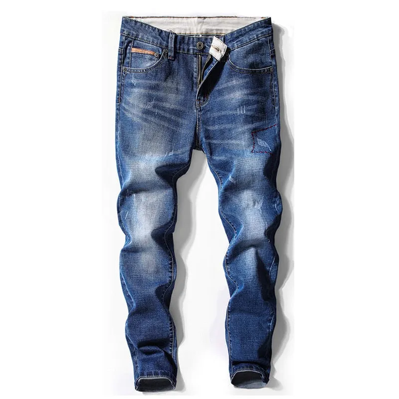 West Louis? Fashion Slim Fit Cowboy Style Denim Jeans Everyday Fashion Lover