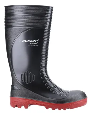 Dunlop Acifort Ribbed Full Safety Wellingtons Elastic Material Flexible Midsole Construction