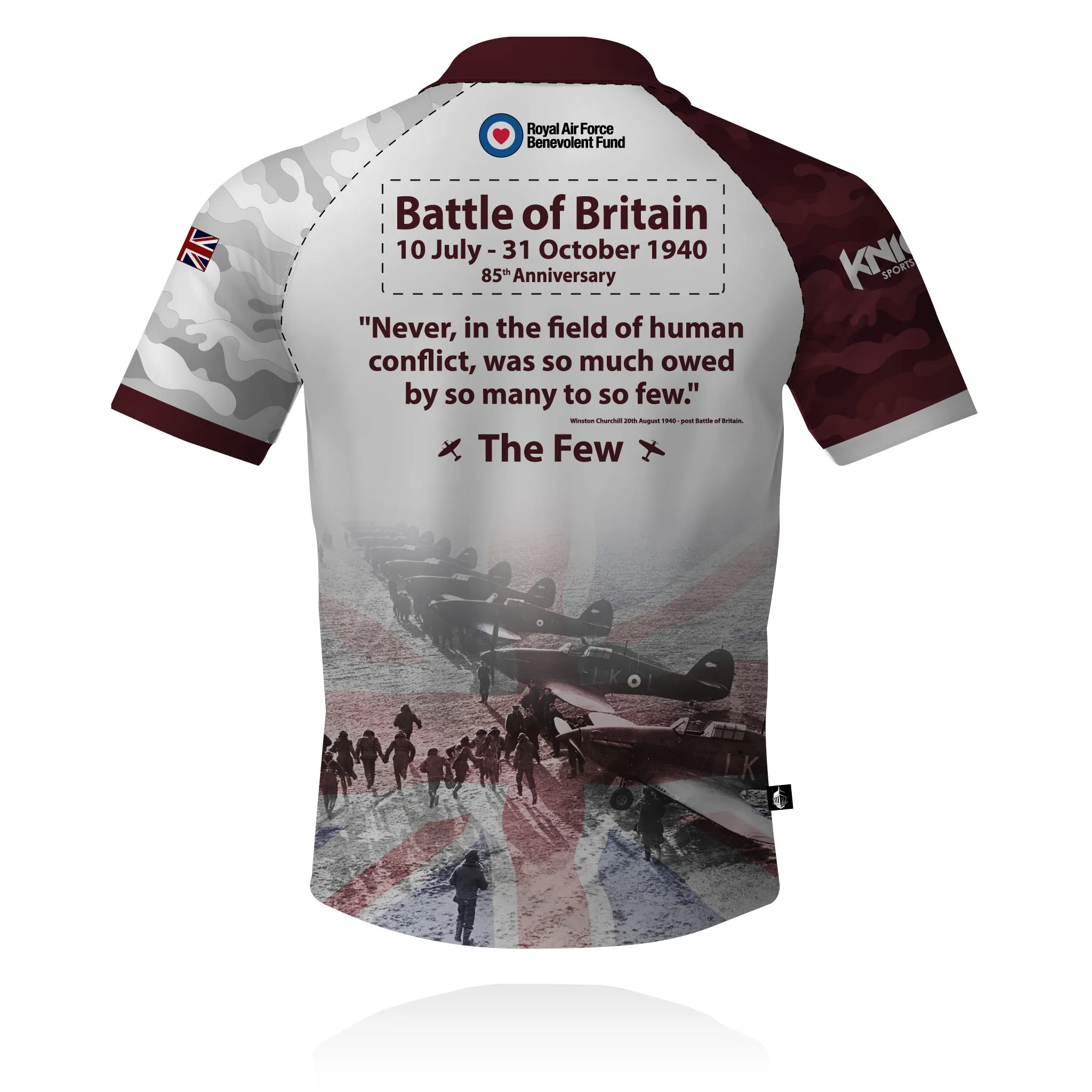 Premium Shirt Cozy Fit RAFBF Battle Of Britain 85th Anniversary - Tech Polo