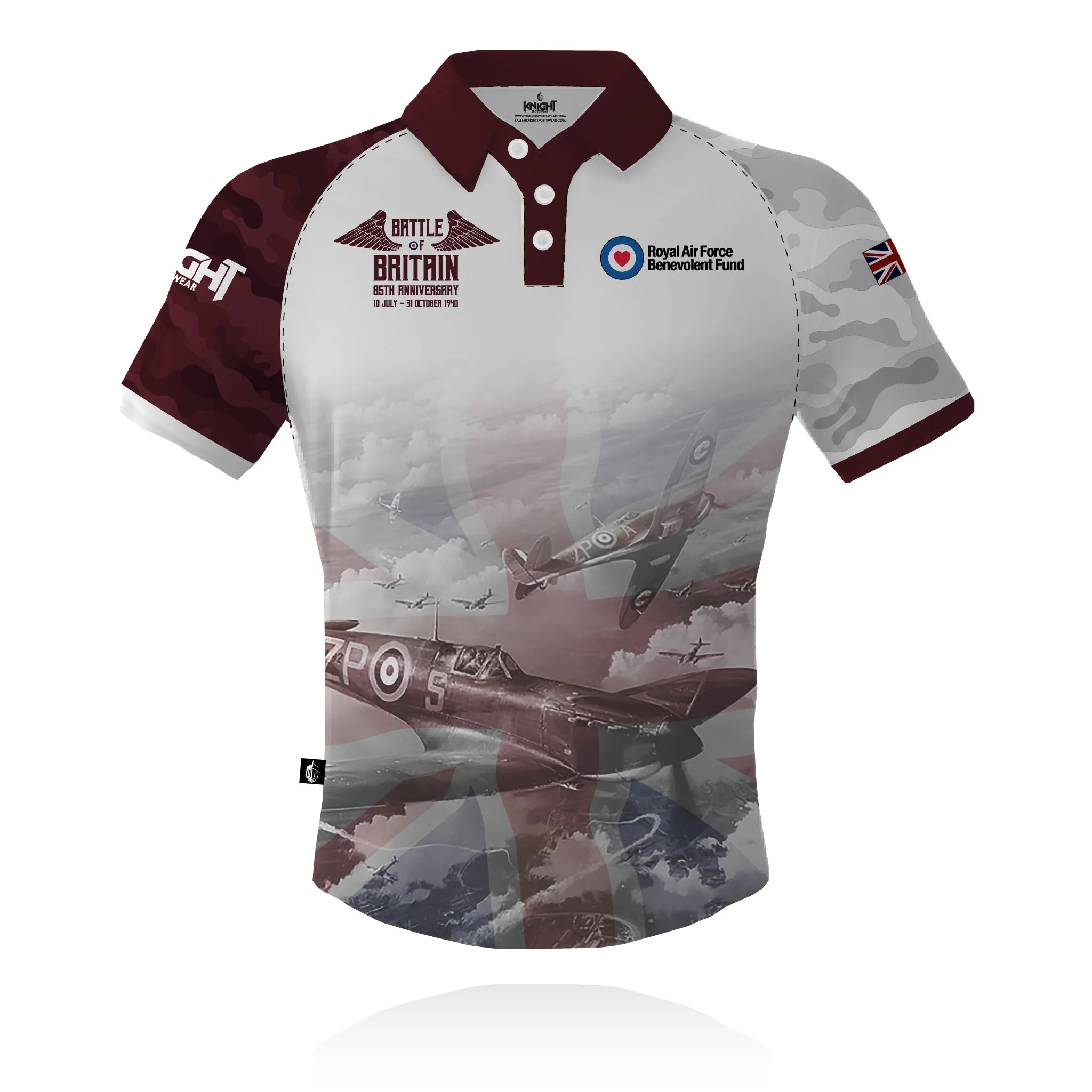 RAFBF Battle Of Britain 85th Anniversary - Tech Polo Layering Essential