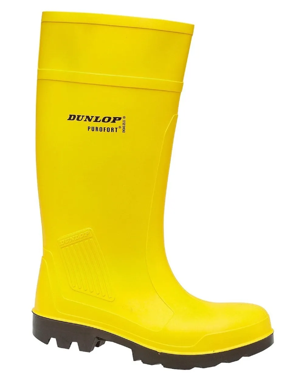 Dunlop Purofort Professional Full Safety Wellingtons - Yellow Durable Shell Hiking Trails