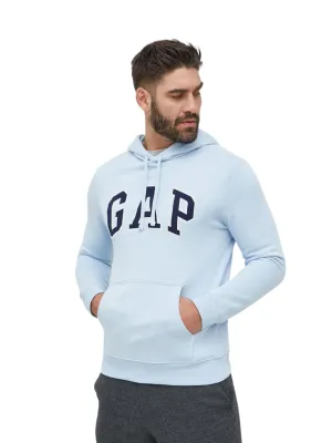 Men's Hoodies Printed Sweaters Pockets,Light Blue Brand Identity