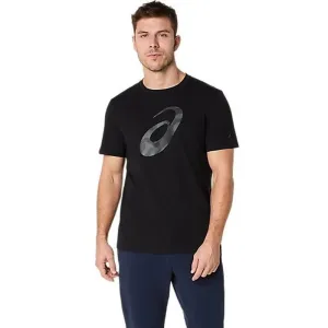 Ultimate Comfort ASICS Mens Spiral Logo Graphic Cotton Blend Tee