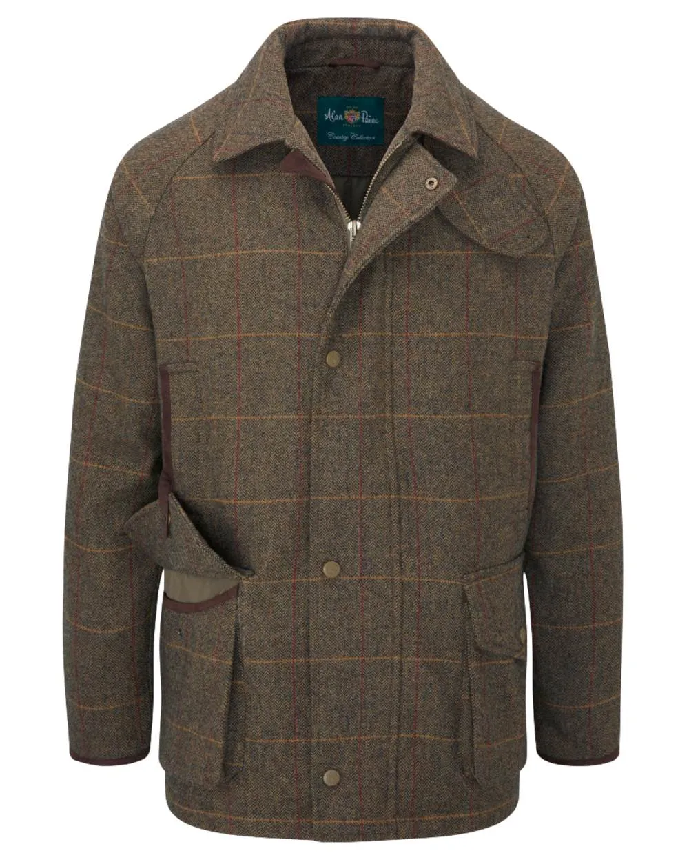 Evening Glow Alan Paine Combrook Tweed Waterproof Coat