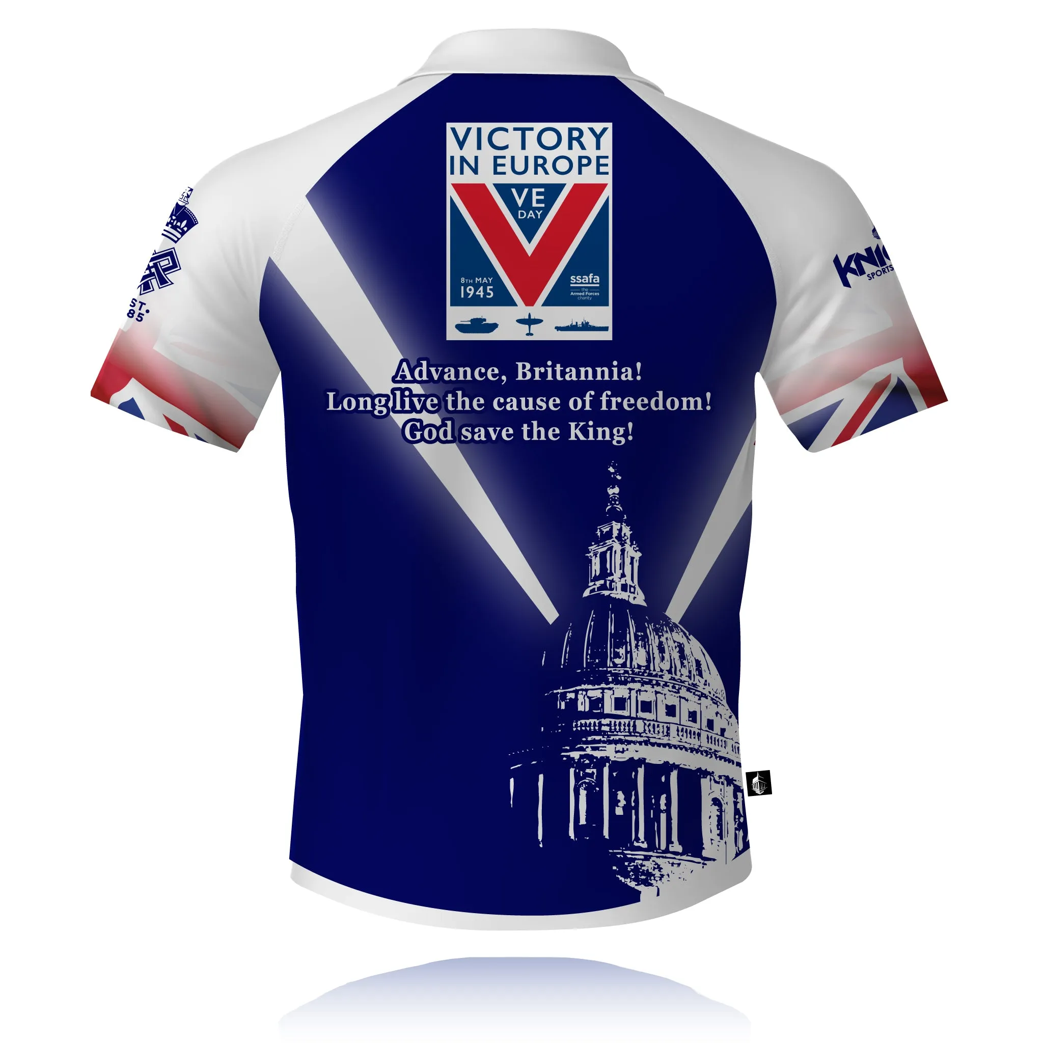SSAFA-the Armed Forces Charity - VE-DAY 80 - Tech Polo (CLEARANCE) Ultimate Comfort