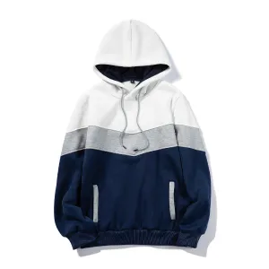 Urban Bold West Louis? Stripe Thick Brand Casual Hoodie