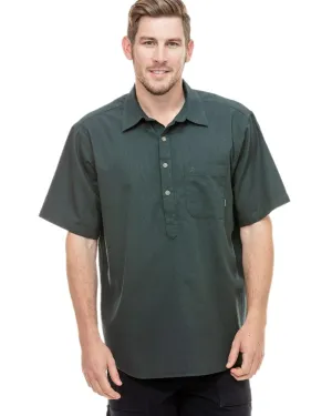 Swanndri Mens Paihia Short Sleeve Shirt Durable Button Closures Flexible Movement