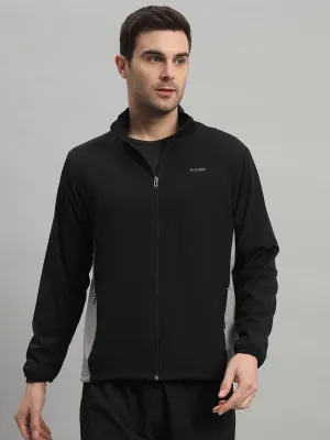 AntiSnag Threading Cyber Core Two-Tone Sports Jacket - Black & Light Grey