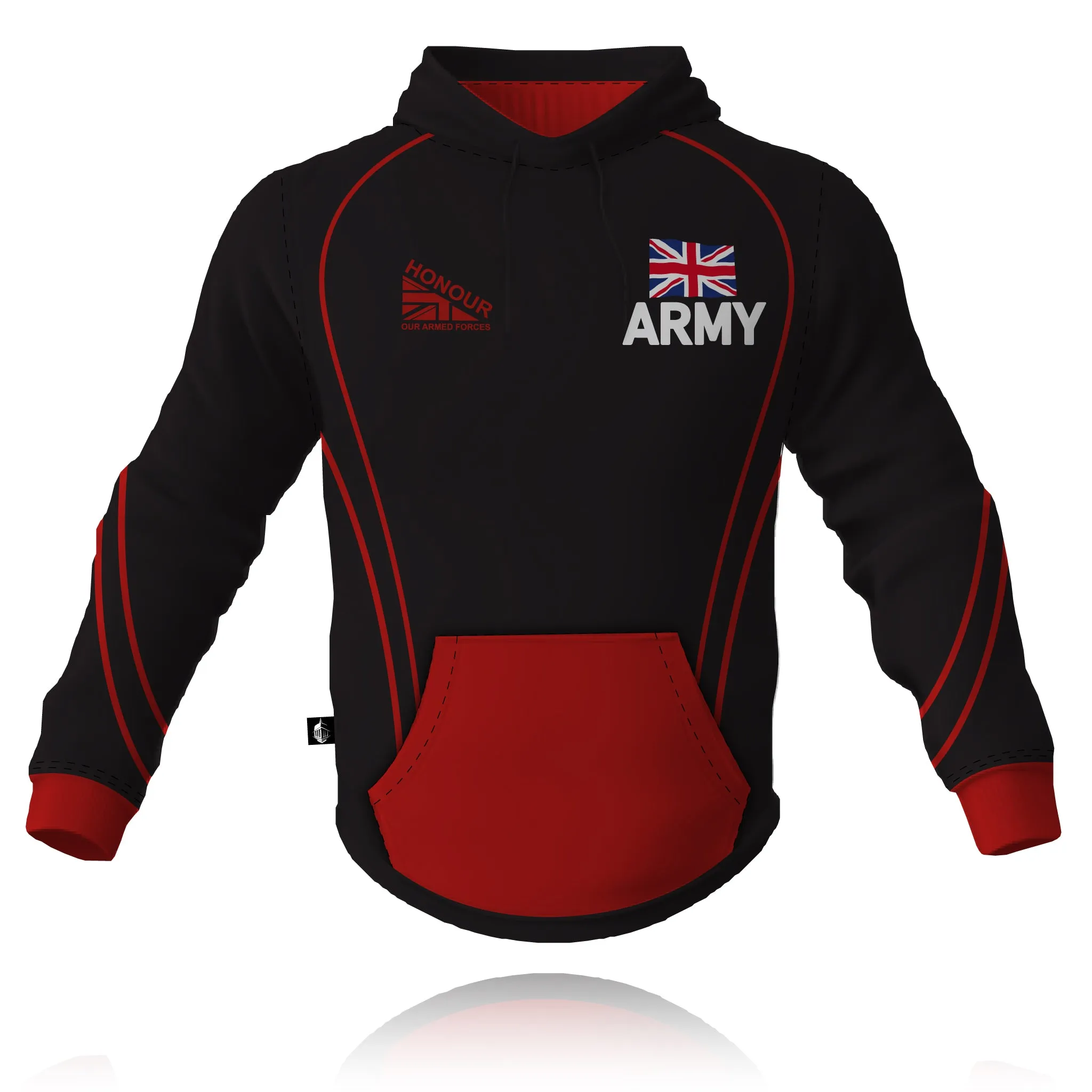 Effortless Comfort Honour Our Armed Forces (British Army) - Embroidered Hoodie