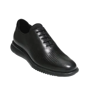 Light Step Breathable Inner Sleeve Mens Cole Haan Zerogrand Laser Wingtip Oxford in Black