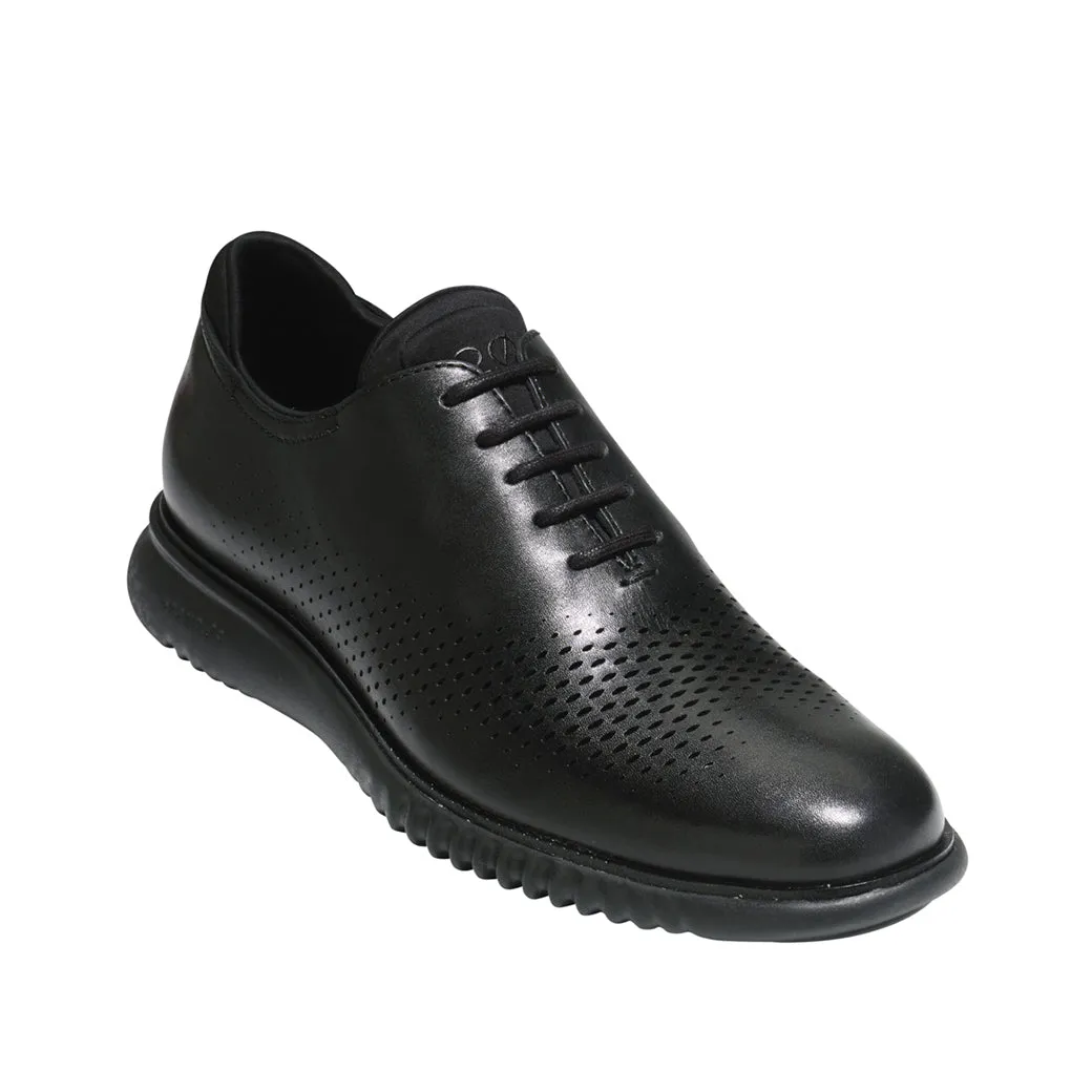 Light Step Breathable Inner Sleeve Mens Cole Haan Zerogrand Laser Wingtip Oxford in Black