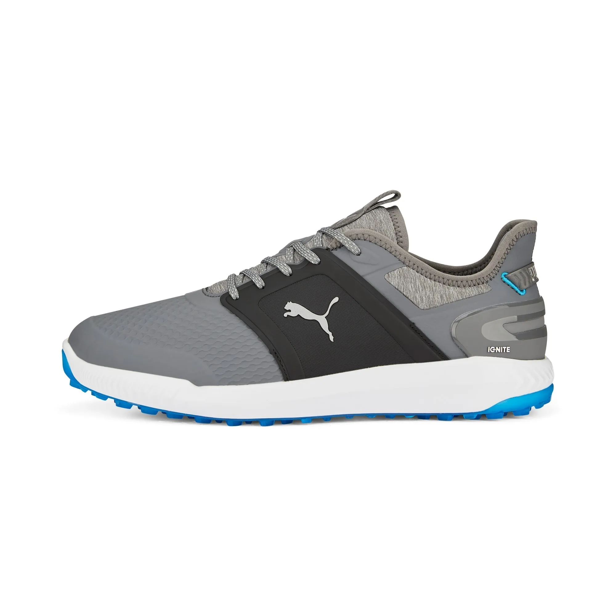 IGNITE ELEVATE Wide Spikeless Golf Shoes | Quiet Shade / Puma Silver Quick Footwear