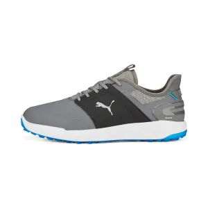 High Durability Fresh Ground IGNITE ELEVATE Wide Spikeless Golf Shoes | Quiet Shade / Puma Silver