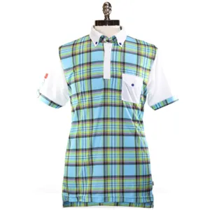 Relaxed Top Iliac Mens The National III - Blue May Plaid/Pure White