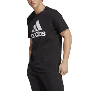Adidas Mens Big Logo Essentials Tee SunProtectionFabric