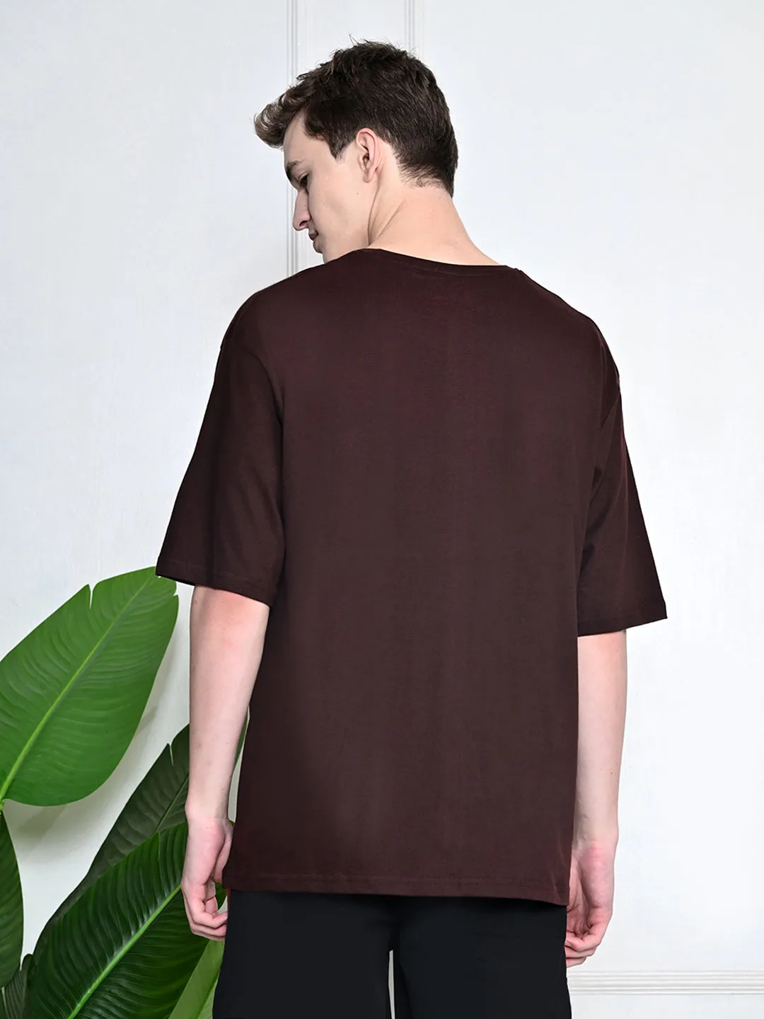 Everyday 100% Cotton Brooklyn T-shirt ?C Coffee Simple Wear
