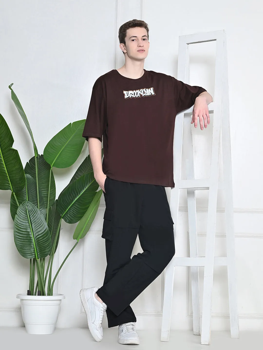 Everyday 100% Cotton Brooklyn T-shirt ?C Coffee Soft and durable