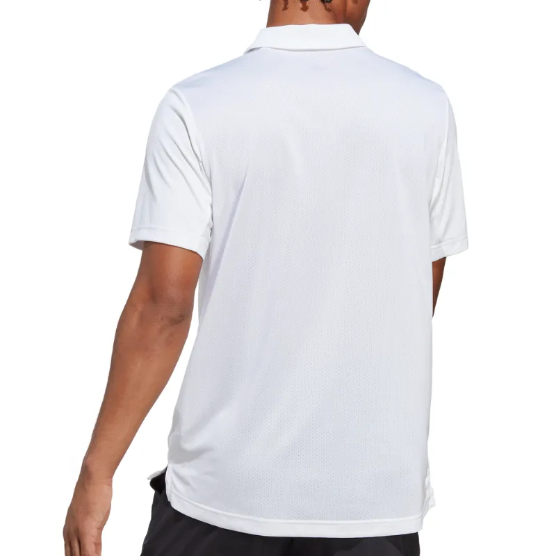 Sleek Layers Adidas Club Men's Tennis Polo Shirt - White