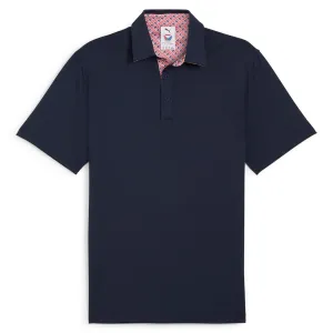 Volition Flag Trim Golf Polo Effortless Fit