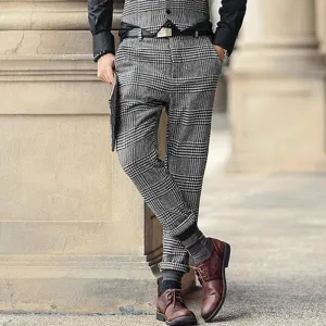 West Louis? Woolen Business Formal Pants Breathable Design