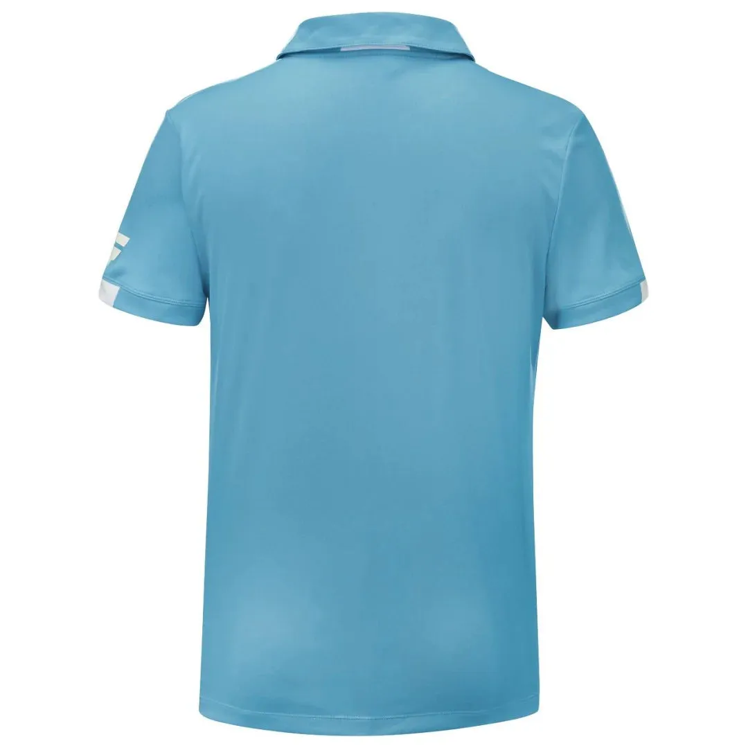 Casual Layer Babolat Play Polo Men 4124 - Cyan Blue