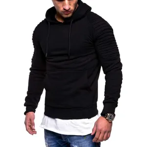 Lounge Comfort Short West Louis? Fashion Pleated Hoodie
